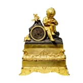 Kaminuhr mit Putto, Frankreich, um 1810
