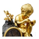 Kaminuhr mit Putto, Frankreich, um 1810