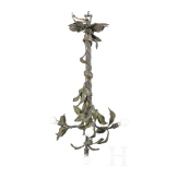 Bronzene Jugendstil-Lampe, Frankreich, um 1900/10