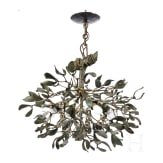 Jugendstil-Lampe in Form eines Mistelzweiges, Frankreich, um 1900/10