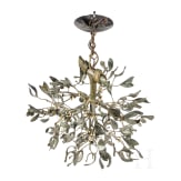 Jugendstil-Lampe in Form eines Mistelzweiges, Frankreich, um 1900/10