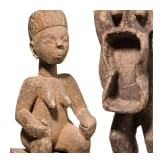 Zwei Figuren aus Holz, Afrika