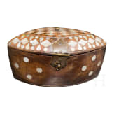 A mother-of-pearl inlaid box, Ottoman, 19th century