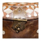 A mother-of-pearl inlaid box, Ottoman, 19th century