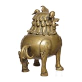 Bronzegef&auml;&szlig; in Form eines Fo-Hundes, China, 1. H&auml;lfte 20. Jhdt.