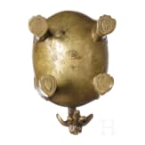 Bronzegef&auml;&szlig; in Form eines Fo-Hundes, China, 1. H&auml;lfte 20. Jhdt.