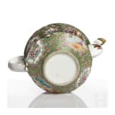 Famille-Rose-Teekanne, China, sp&auml;te Qing-Dynastie, Ende 19. Jhdt.
