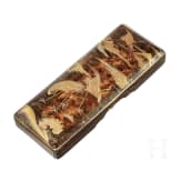 Lackschatulle aus Schildpatt und Holz, Japan, Edo-Periode