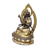 Namgyalma-Ushnishavijaya-Bronzestatue, Nepal, 20. Jhdt.
