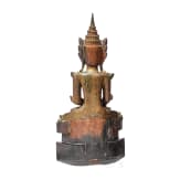 Buddhafigur aus Holz, Thailand, 19. Jhdt.