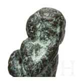 Drei Miniatur-Bronzeanhänger mit Gottheiten, altägyptisch, 2. - 1. Jtsd. v. Chr.