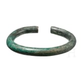 A massive Luristan bracelet, 10th - 9th century B.C.