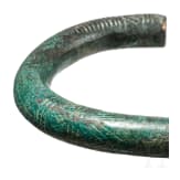 A massive Luristan bracelet, 10th - 9th century B.C.