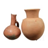 Zwei Keramikgef&auml;&szlig;e, anatolische Bronzezeit, 2. Jtsd. v. Chr.