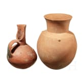 Zwei Keramikgef&auml;&szlig;e, anatolische Bronzezeit, 2. Jtsd. v. Chr.