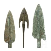 Sieben Pfeilspitzen, Bronze, Vorderasien, ca. 1000 v. Chr.