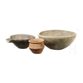 Three Near Eastern ceramic vessels, 1st millennium B.C.