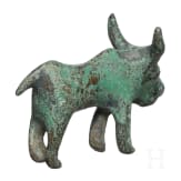 An Italic small bronze of a bull, 7th - 4th century B.C.