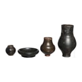 Four Apulian and Greek ceramic vessels, 5th - 3rd century B.C.