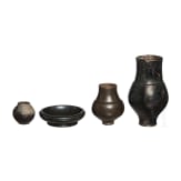 Vier Keramikgefäße, Apulien und Griechenland, 5. - 3. Jhdt. v. Chr.