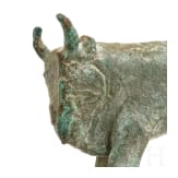 A Roman bronze bull statuette, 1st - 3rd century