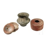 Three Roman table vessels, 1st century B.C. - 3rd century A.D.