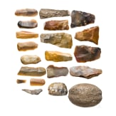 Twenty Central European Stone Age tools