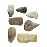 Seven German Palaeolithic and Neolithic stone artefacts
