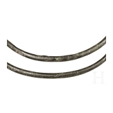 Zwei Bronzearmreife, Mitteleuropa, sp&auml;te Bronzezeit,10. - 8. Jhdt. v. Chr.