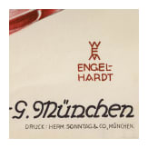 Willi Engelhardt - Plakat "Kathra Konfit&uuml;ren - der k&ouml;stliche Brotaufstrich", Kathreiner in M&uuml;nchen