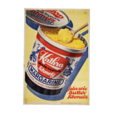 Willi Engelhardt - Plakat "Kathra - die echte bayerische Schmelzmargarine, fein wie Butterschmalz", Kathreiner in M&uuml;nchen