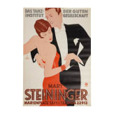 Willi Engelhardt - an advertising poster "Mary Steininger - Marienplatz - Das Tanzinstitut der guten Gesellschaft"