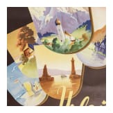 Otto Ottler - Plakat "DER Touristik - Urlaub mit dem Ferienexpress", 1950