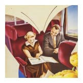 Otto Ottler - Plakat "DER Touristik - Touropa Reisen - Ferienexpress", 1950