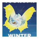 Plakat "Touropa Winter Urlaub - doppelte Erholung", 1953
