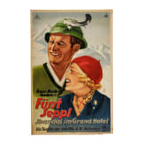 Willi Engelhardt - a movie poster "Fuerst Seppl - Skandal im Grandhotel", 1932, rare version