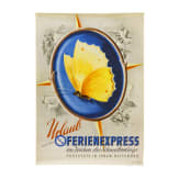 Otto Ottler - Plakat "Urlaub mit dem DER-Ferienexpress - im Zeichen des Schmetterlings", 1950