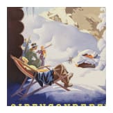 Otto Ottler - Plakat f&uuml;r "DER Touristik - Alpensonderz&uuml;ge", 1950