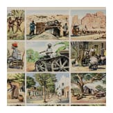Willi Engelhardt - zwei Bilderfolgen-Plakate "Impressionen aus Afrika"