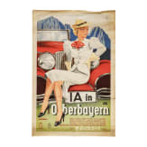 Willi Engelhardt - seltenes Filmplakat "IA in Oberbayern", 1936