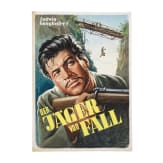 Willi Engelhardt - Gouache Entwurf als Filmplakat zu "Der J&auml;ger von Fall", 1956