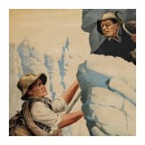 Willi Engelhardt - Filmplakat "Der goldene Gletscher", 1932