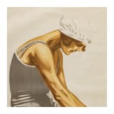 Alfred Koch & Richard Knab - drei seltene Plakate "Fleischmanns-Strand und Sportbad" in drei Druckschritten, 1930