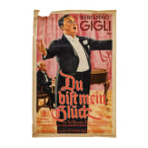 Willi Engelhardt - seltenes Filmplakat "Du bist mein Gl&uuml;ck", 1936