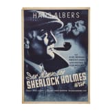 Willi Engelhardt - Filmplakat zu "Der Mann der Sherlock Holmes war" mit Hans Albers