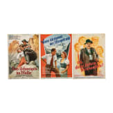 Willi Engelhardt - drei Filmplakate f&uuml;r "Das Schweigen im Walde", "Wenn ich einmal der Herrgott w&auml;re" und "Oh, diese lieben Verwandten", 1950er Jahre
