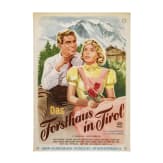 Willi Engelhardt - drei Filmplakate "Das Forsthaus in Tirol", "Flucht in die Dolomiten" mit Luis Trenker und "Oh, diese lieben Verwandten", 1950er Jahre
