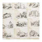Willi Engelhardt - Aquarelle und Zeichnungen, teils Gouachefarben, aus seiner Studienzeit an der Kunstgewerbeschule in Mainz und der Akademie in M&uuml;nchen, 1920er - 1930er Jahre