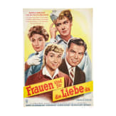 Willi Engelhardt - drei Filmplakate zu "Die Freunde meiner Frau", "Frauen sind f&uuml;r die Liebe da" und "Das Frauenhaus von Marseille", 1950er Jahre