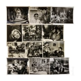 Konvolut mit ca. 52 Reklame-Fotos von Filmen der 1950er Jahre, Kinowerbung "Der Tiger von Eschnapur", "Wenn eine Frau liebt", "Die letzte Nacht", Fotokarte von Brigitte Bardot usw.